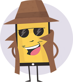 telefono fittizio mascot